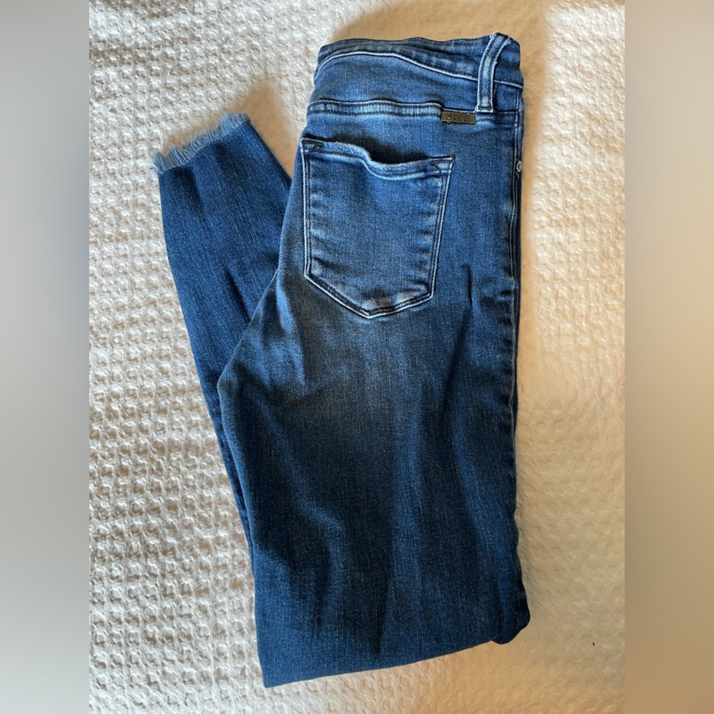 KanCan Dark Blue Ankle Jeans